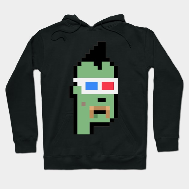 Nft Zombie CryptoPunk Hoodie by JelloTees